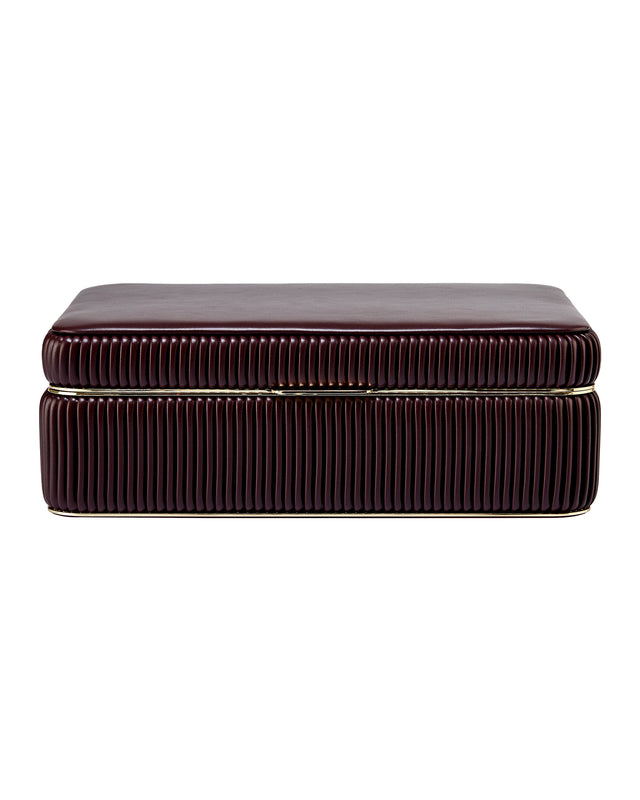 Bella Medium Jewellery Box Bordeaux