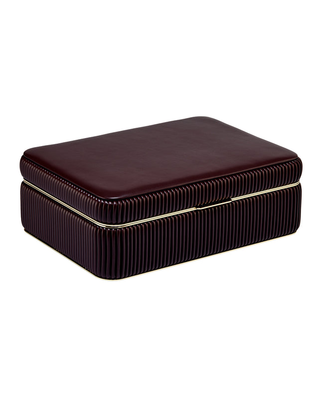 Bella Medium Jewellery Box Bordeaux