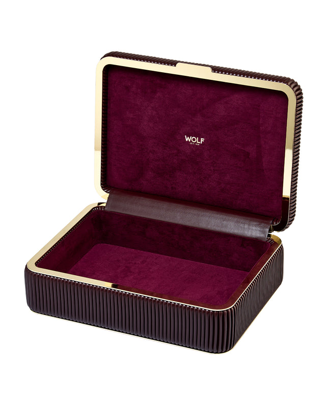 Bella Medium Jewellery Box Bordeaux