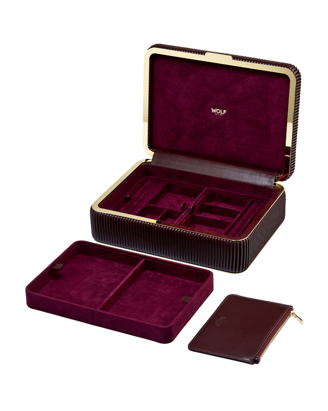 Bella Medium Jewellery Box Bordeaux