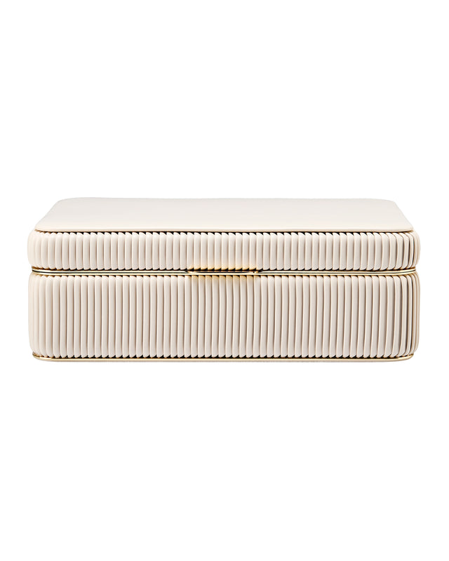 Bella Medium Jewellery Box Bone