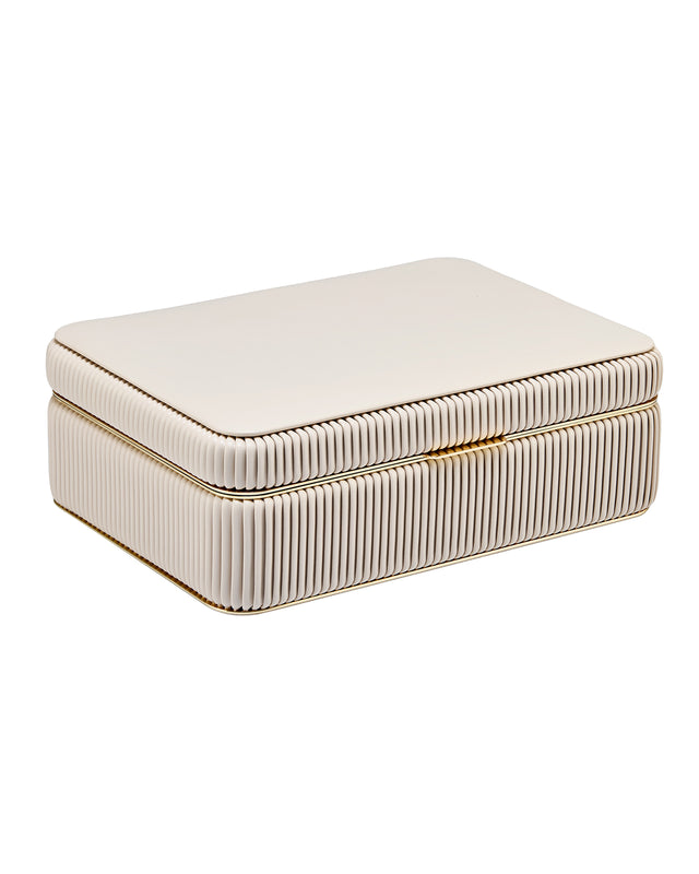 Bella Medium Jewellery Box Bone