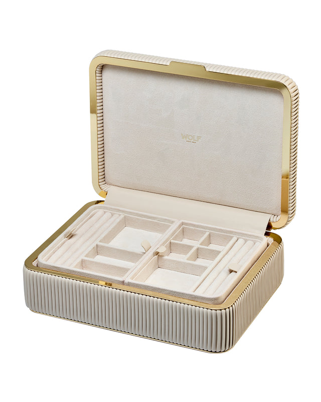 Bella Medium Jewellery Box Bone