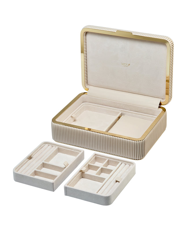 Bella Medium Jewellery Box Bone
