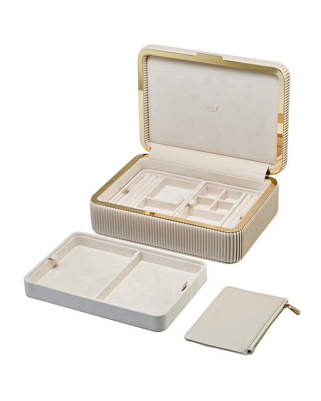Bella Medium Jewellery Box Bone