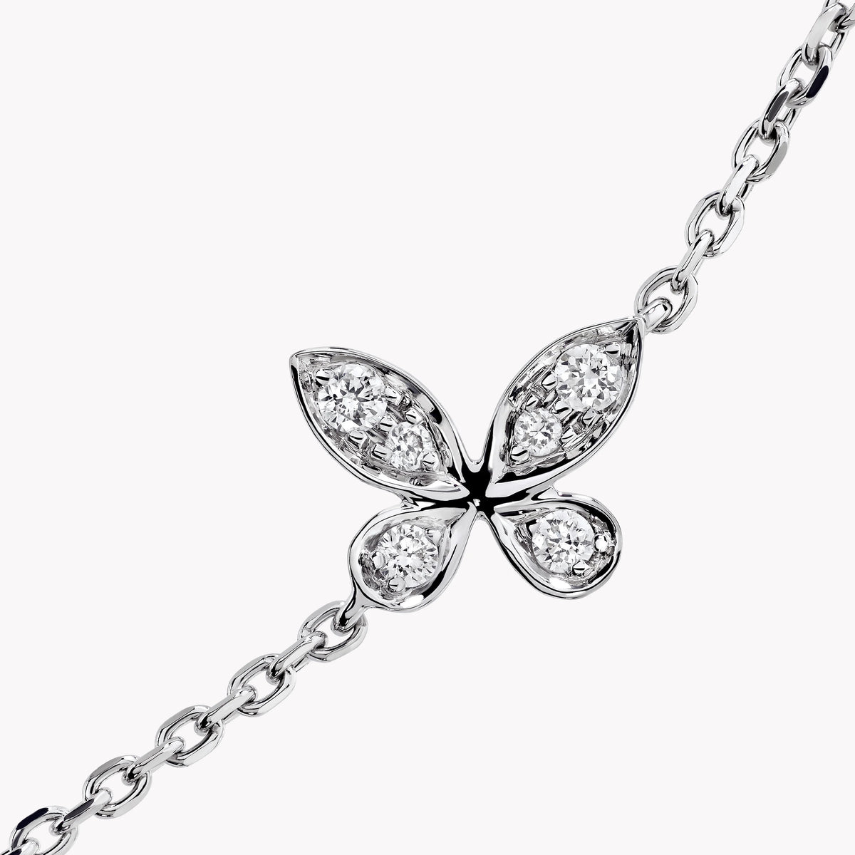 Pavé Butterfly Diamond Petite Bracelet Kennedy