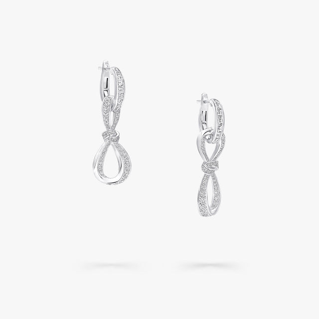 Tilda's Bow Diamond Link Earrings