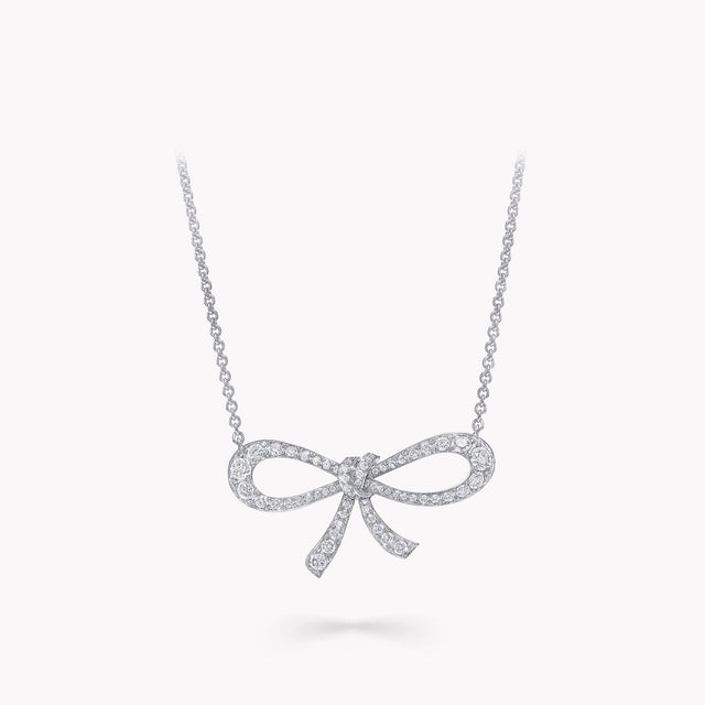 Tilda's Bow Mini Diamond Pendant