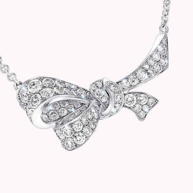 Tilda's Bow Diamond Pendant