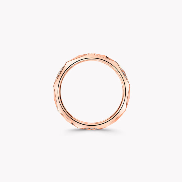 Laurence Graff Signature Faceted Diamond Wedding Band