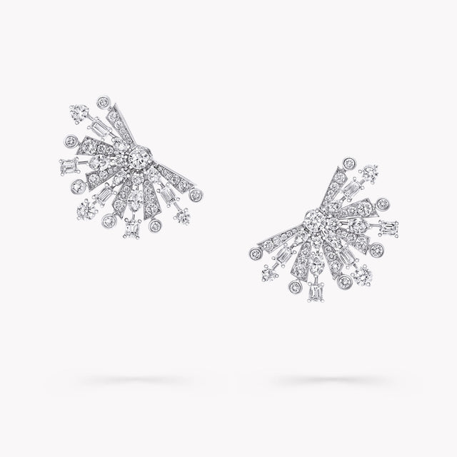 New Dawn Multi-Shape Diamond Stud Earrings