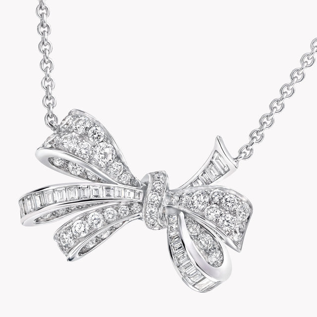 Tilda's Bow Classic Diamond Pendant