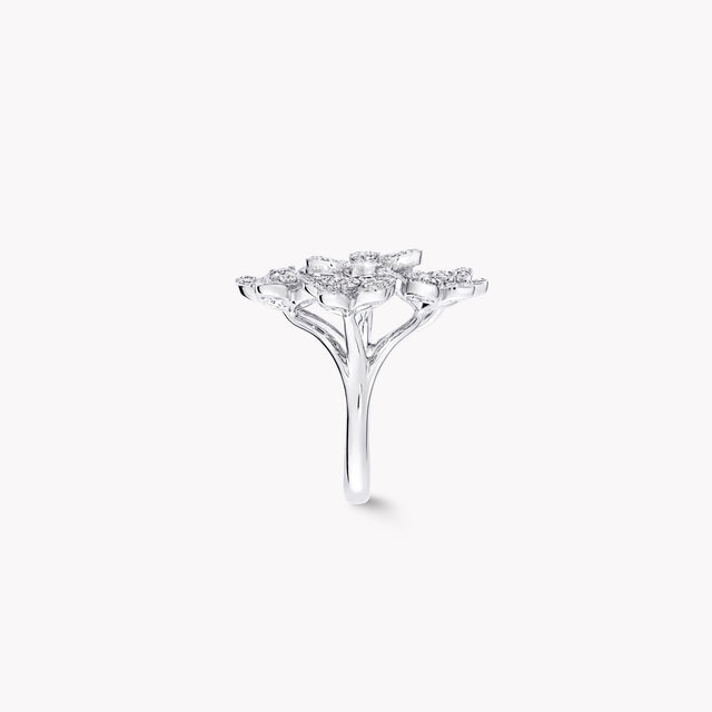 Wild Flower Large Diamond Cluster Ring