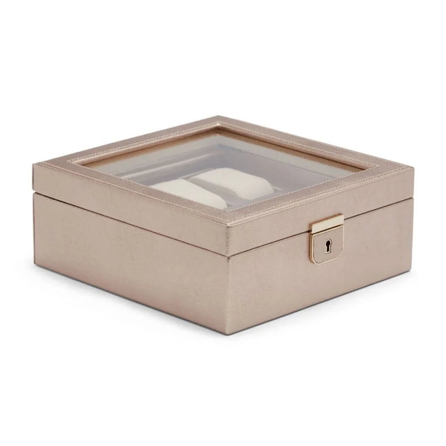 Palermo 6 Piece Watch Box  Rose Gold