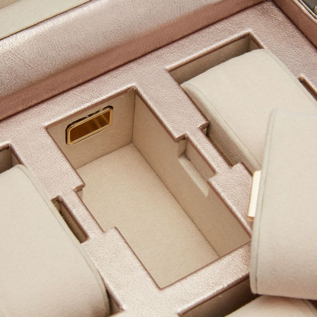 Palermo 6 Piece Watch Box  Rose Gold