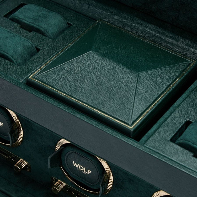 British Racing Green Triple Watch Winder