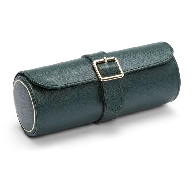 British Racing Green Triple Watch Roll