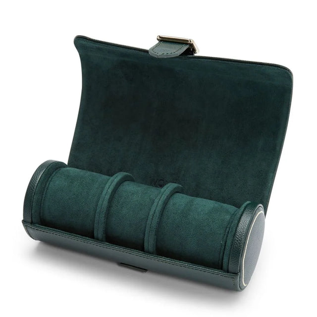 British Racing Green Triple Watch Roll