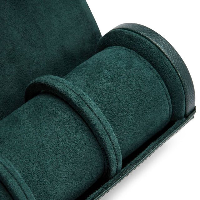 British Racing Green Triple Watch Roll