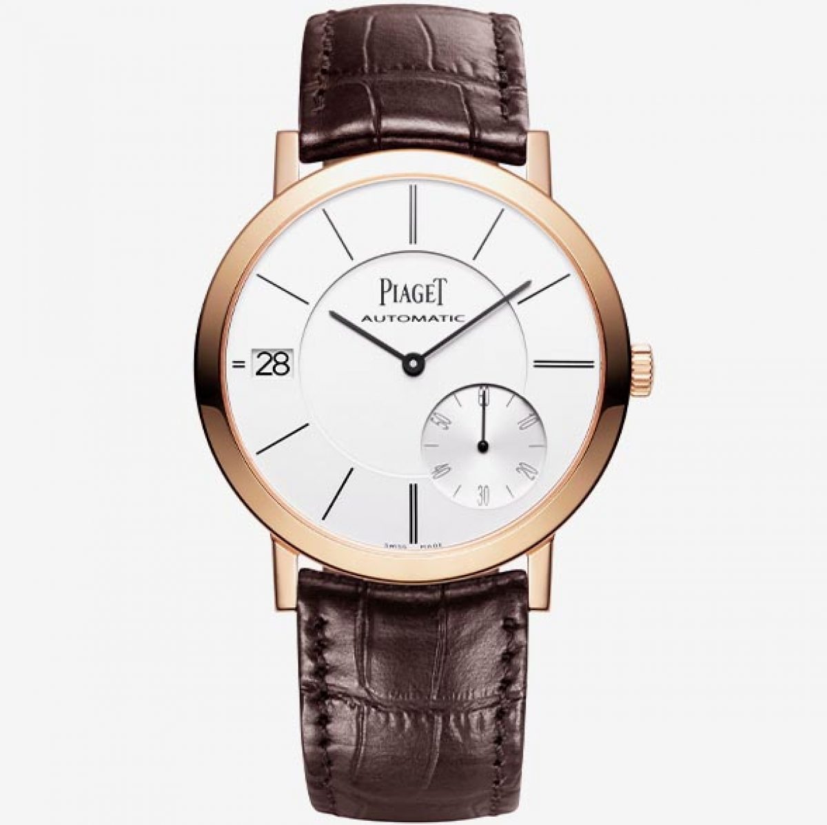 Piaget Altiplano Self Winding Leather Strap Watch