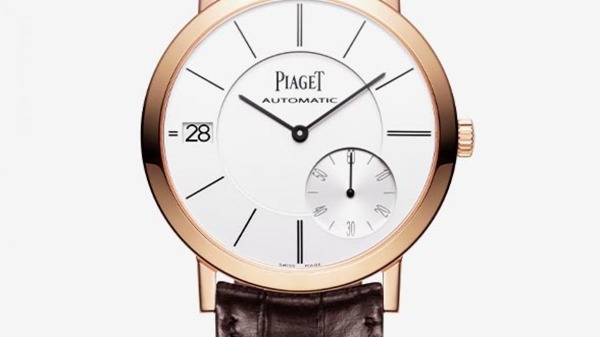 Piaget Altiplano Self Winding Leather Strap Watch