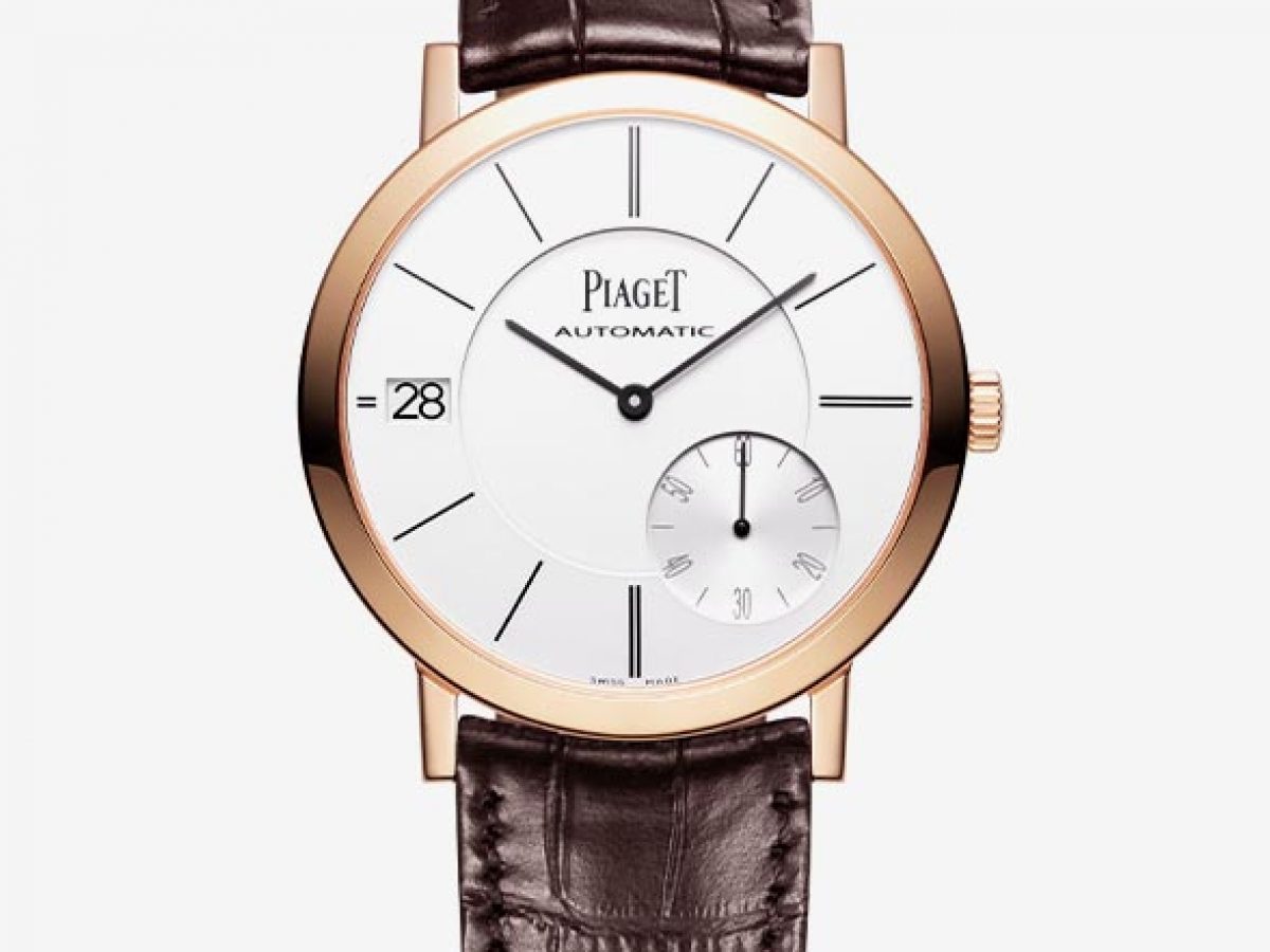 Piaget Altiplano Self Winding Leather Strap Watch