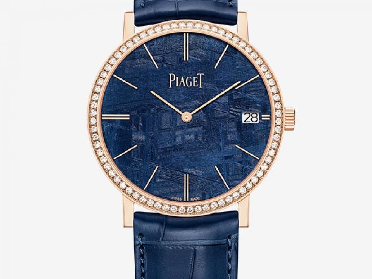 Piaget Altiplano Self Winding Blue Strap Watch