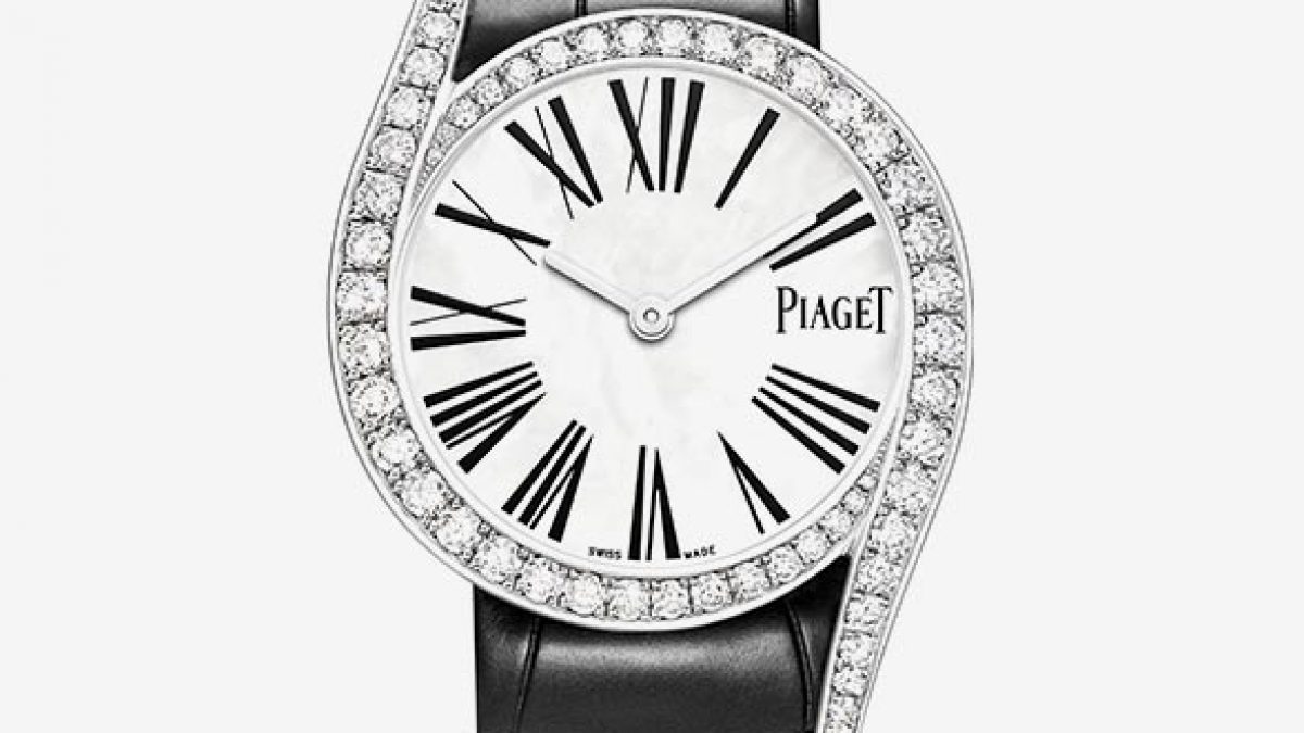 Piaget Limelight GALA White Gold Leather Strap Watch