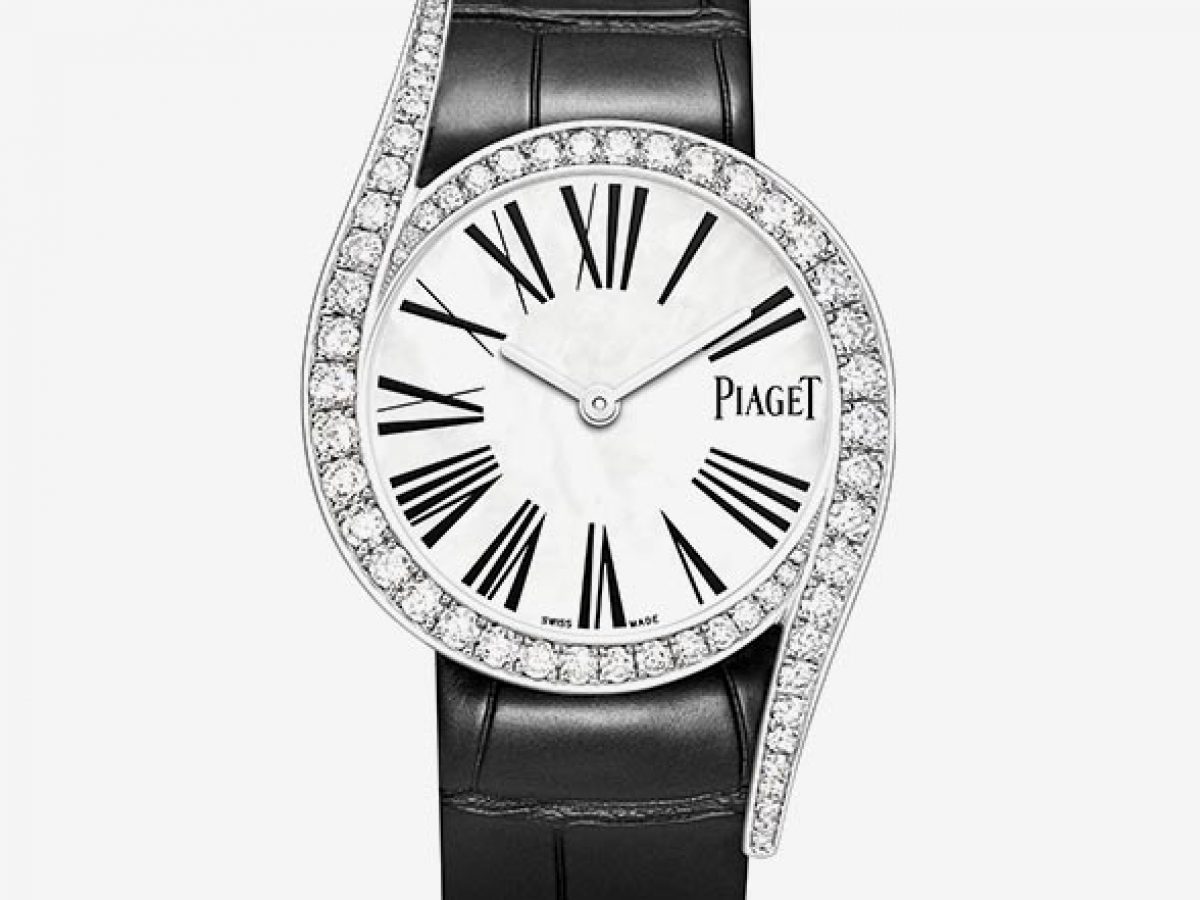 Piaget Limelight GALA White Gold Leather Strap Watch