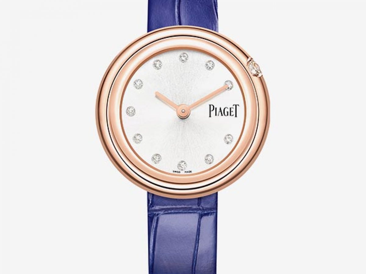 Piaget Possession Rose Gold Blue Strap Watch