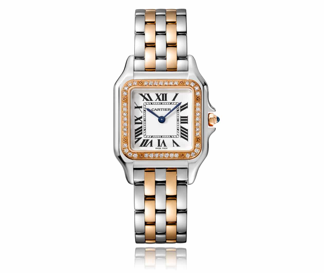 Panth re de Cartier 27mm in Steel Rose Gold Official Retailer