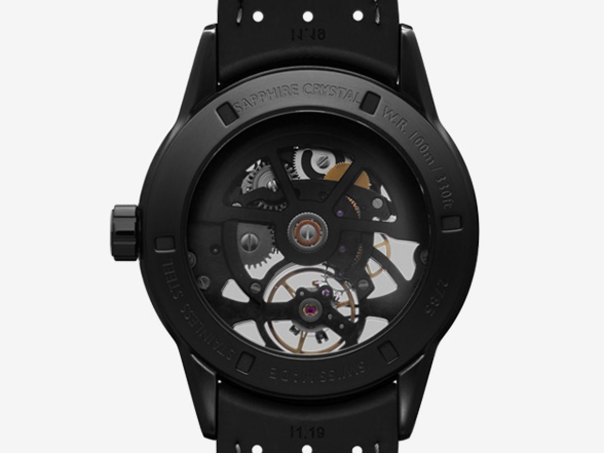 Freelancer Calibre RW1212 Skeleton Men's Automatic Black Watch