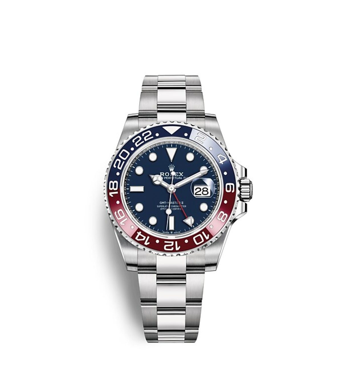 Rolex pepsi white 2025 gold retail price