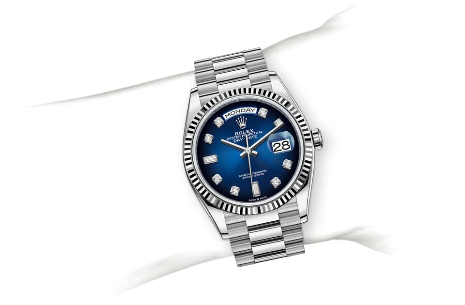 Rolex day date on sale 36 blue dial