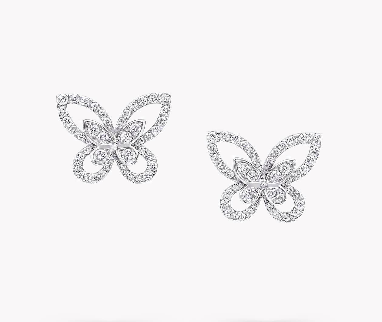 Butterfly silhouette store earrings