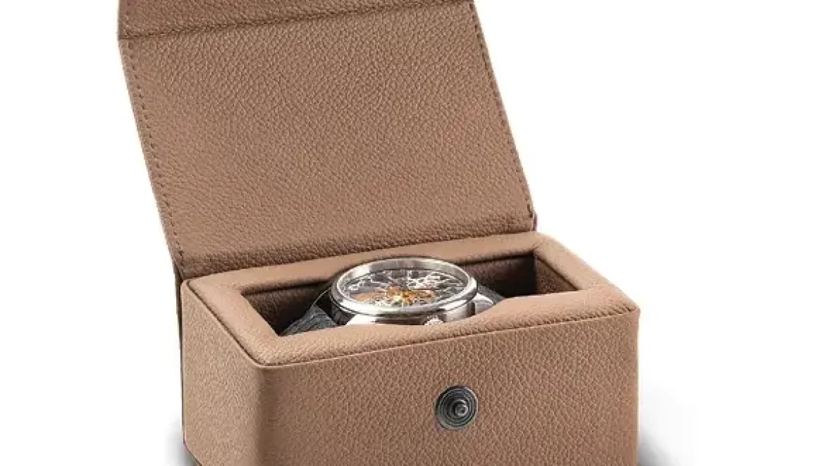 Scatola del Tempo Watch Holder Viaggio 1 Chestnut