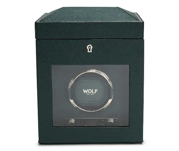 WOLF 1834 Wolf 1834 Viceroy Single Watch Winder In Black - Watches from  David Mellor Family Jewellers UK