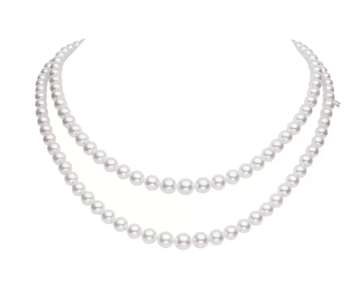 Graduated pearl sale necklace 20 inch