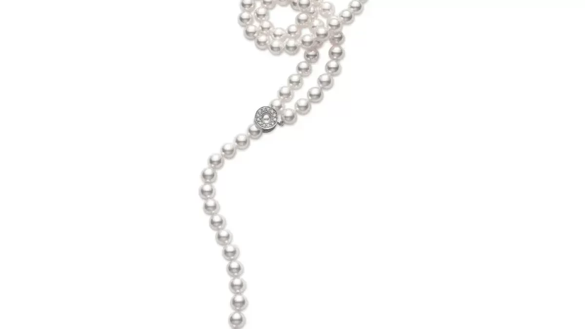 Akoya Cultured Pearl 18K White Gold Double Strand Necklace - Kennedy