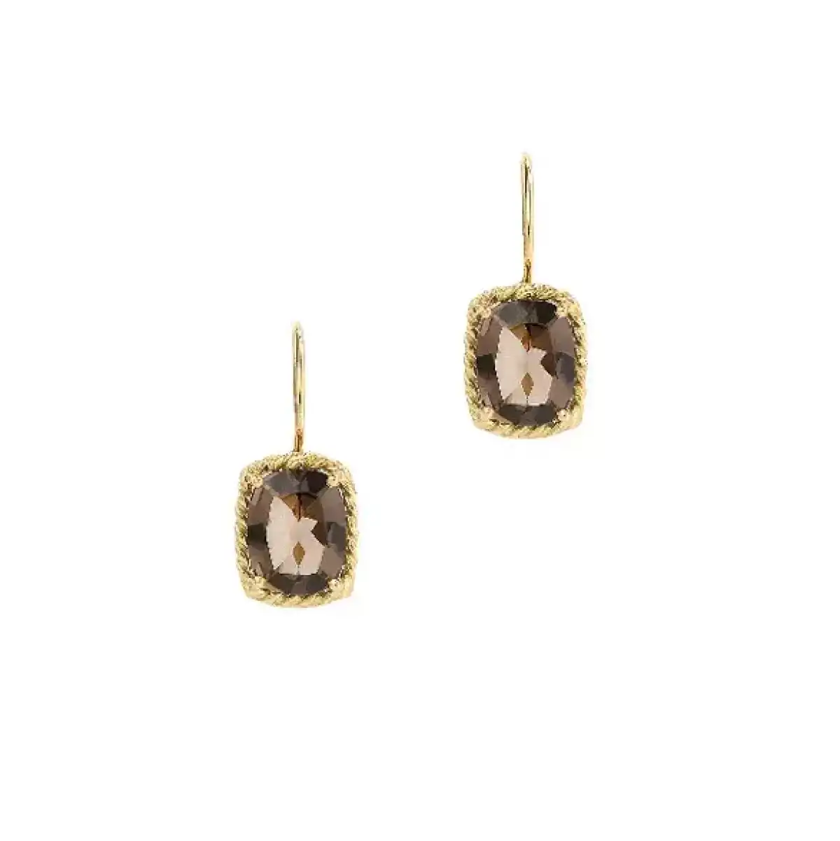 Smoky quartz outlet earrings