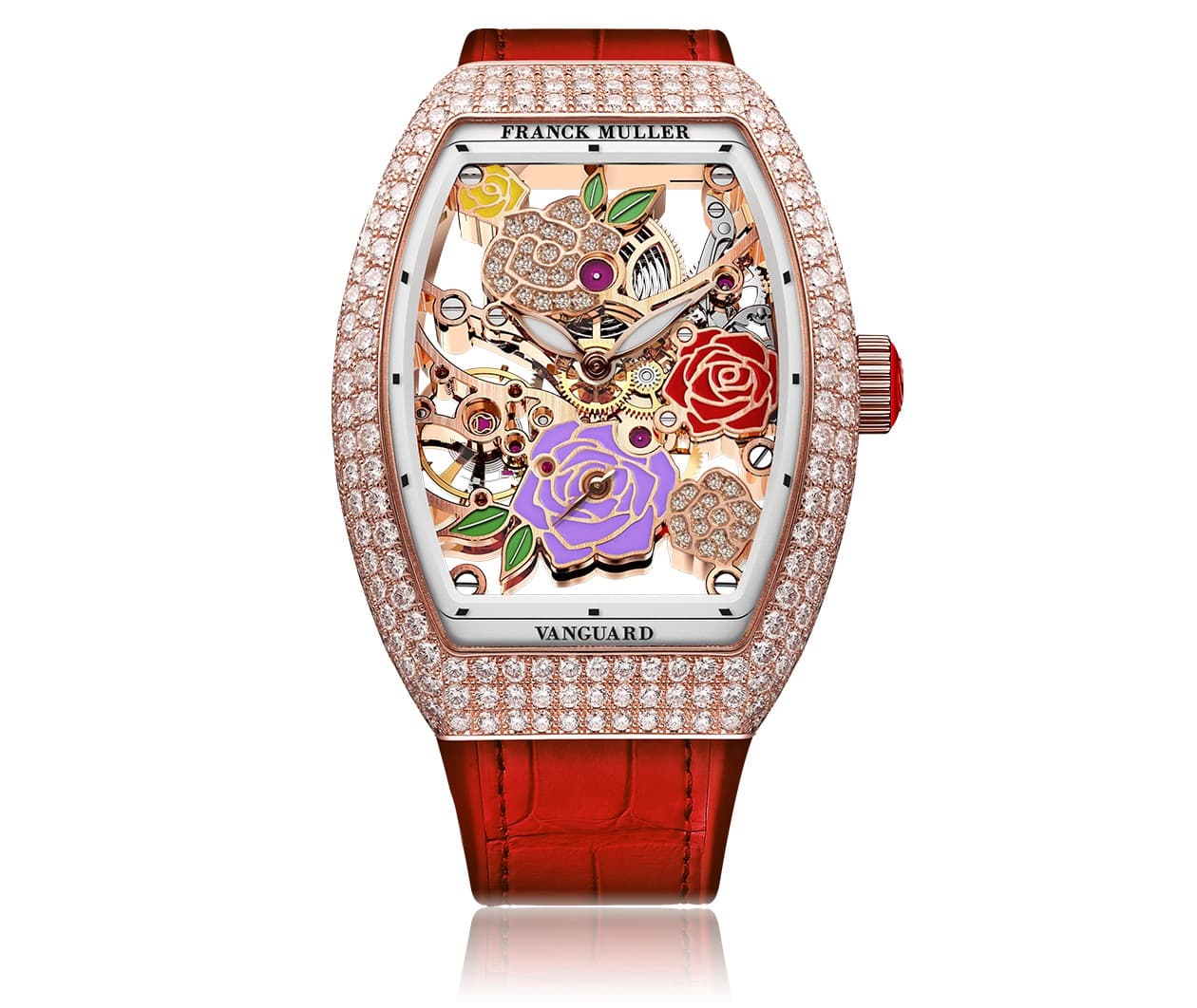 Franck muller skeleton online vanguard