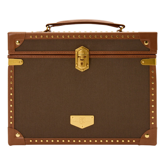 Wolf Ida Trunk Jewellery Box Khaki