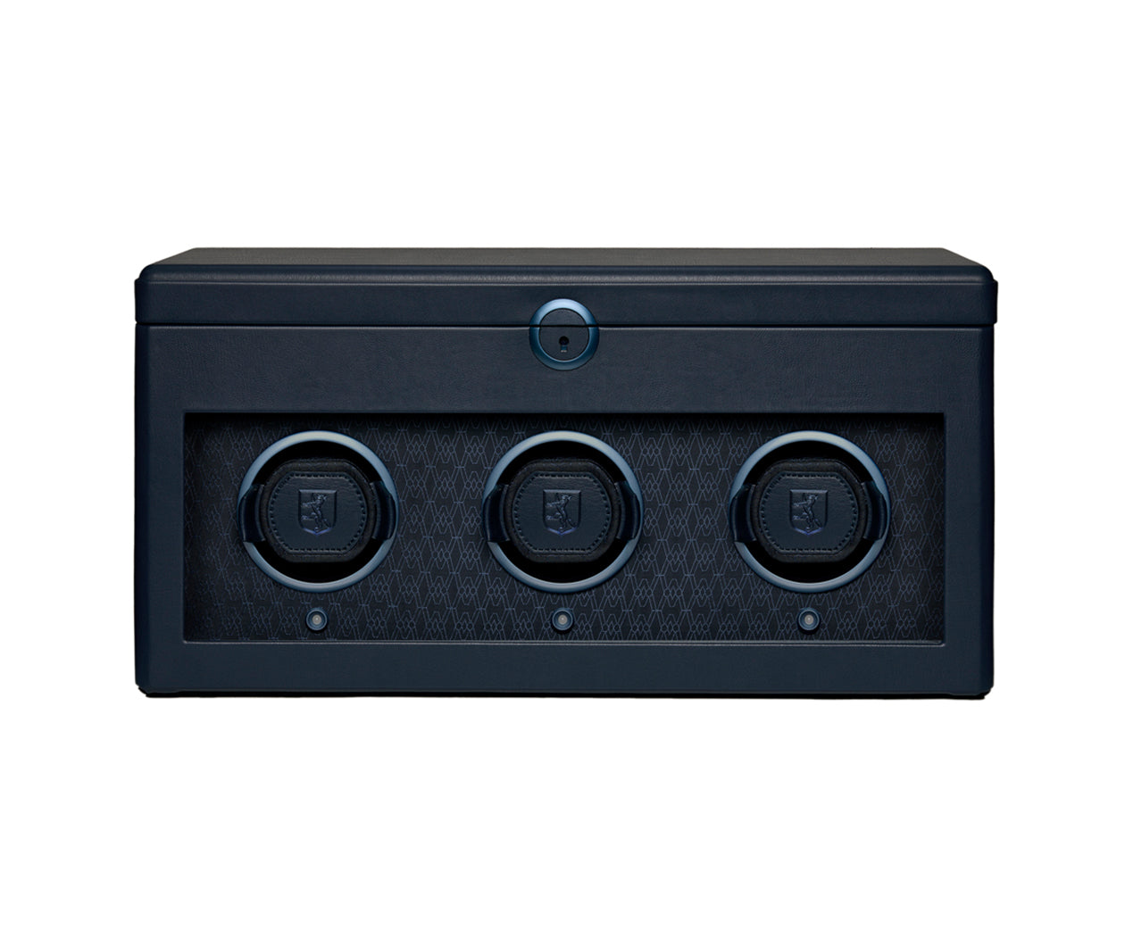 Earth Triple Watch Winder With Storage Blue | Kennedy