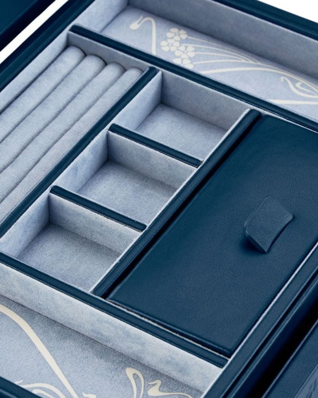 WOLF x Liberty Large Jewellery Box - Navy
