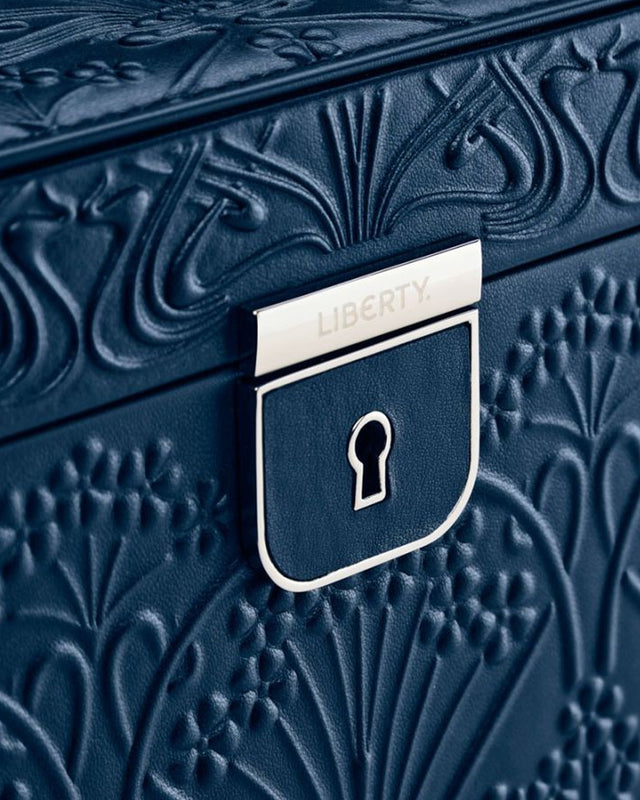 WOLF x Liberty Large Jewellery Box - Navy