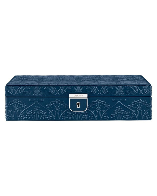 WOLF x Liberty Medium Jewellery Box - Navy