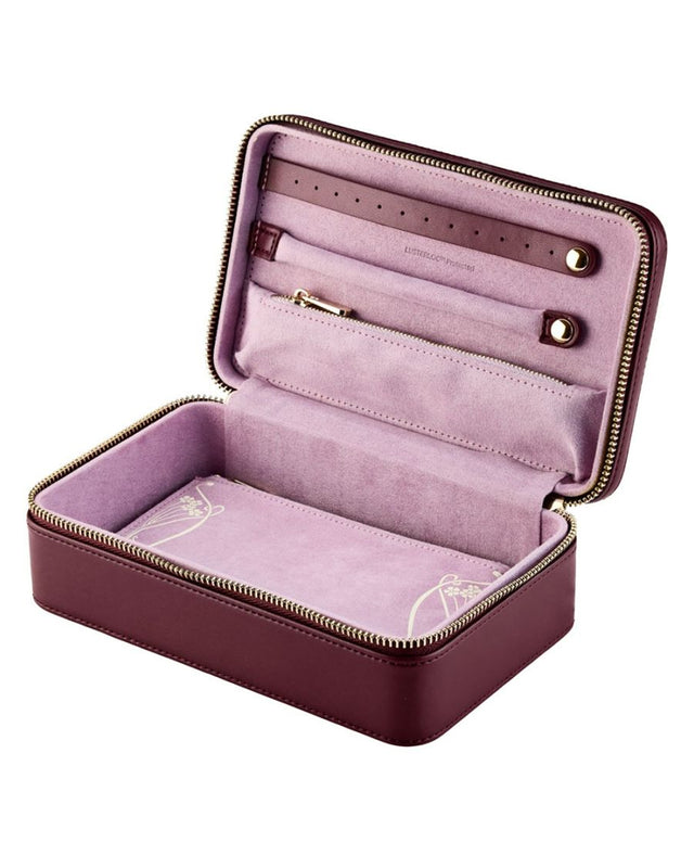 WOLF x Liberty Medium Zip Case - Burgundy