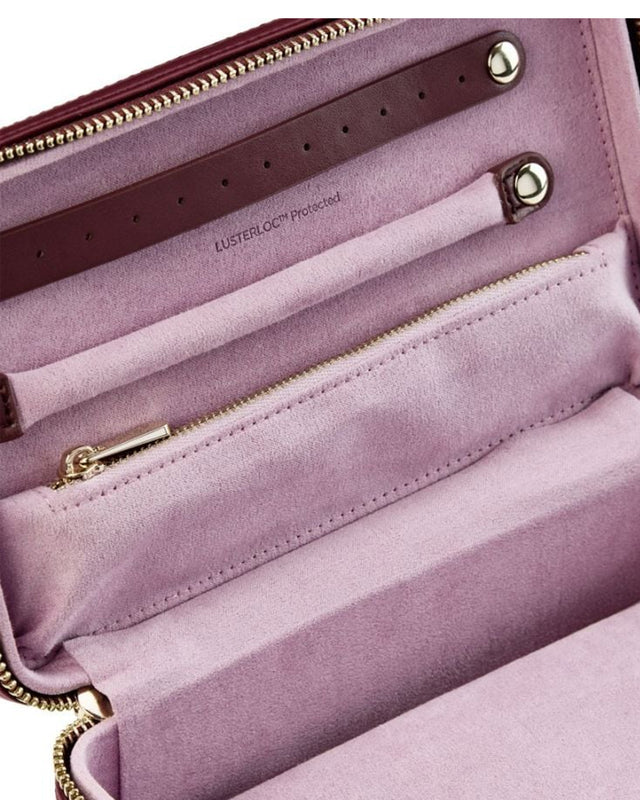 WOLF x Liberty Medium Zip Case - Burgundy