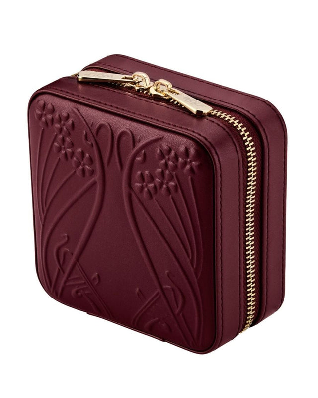 WOLF x Liberty Small Travel Zip Case - Burgundy