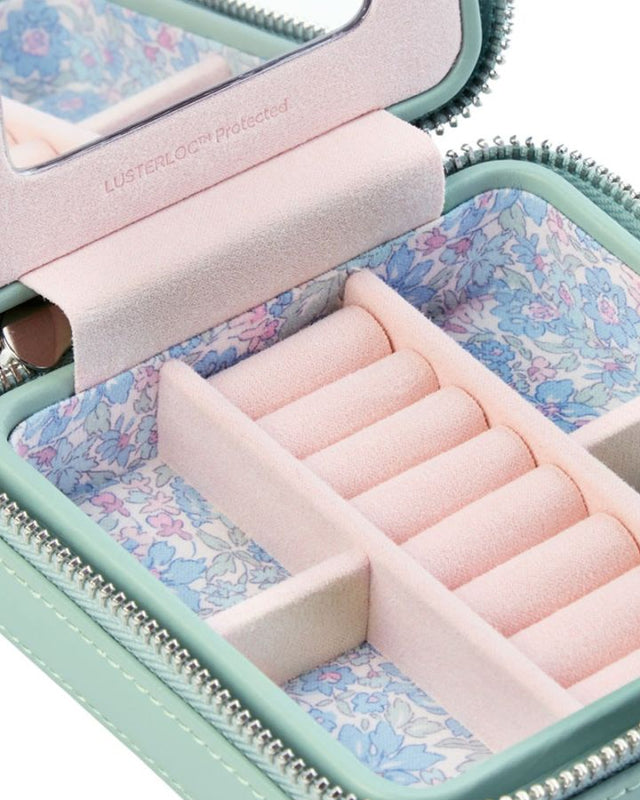 WOLF x Liberty Small Travel Zip Case - Sage